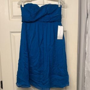 J.Crew Teal Silk Dress